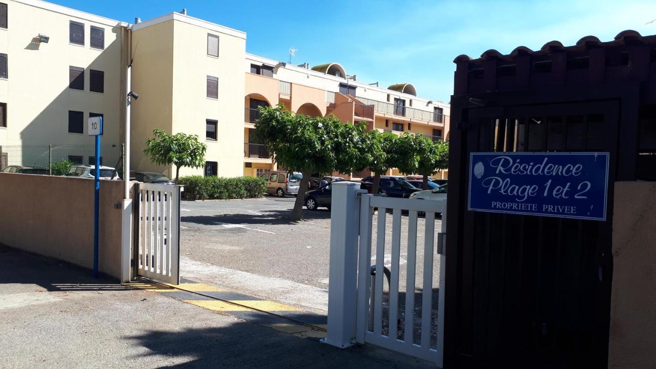 Studio cabine avec jardinet à 30 m de la plage, au calme. Gruissan Exterior foto